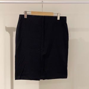 Black stretch knit pencil skirt!